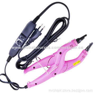 Loof 668 Style Fusion Extension Connector Iron for U Nail Flat Tip Hair, Control Temperature